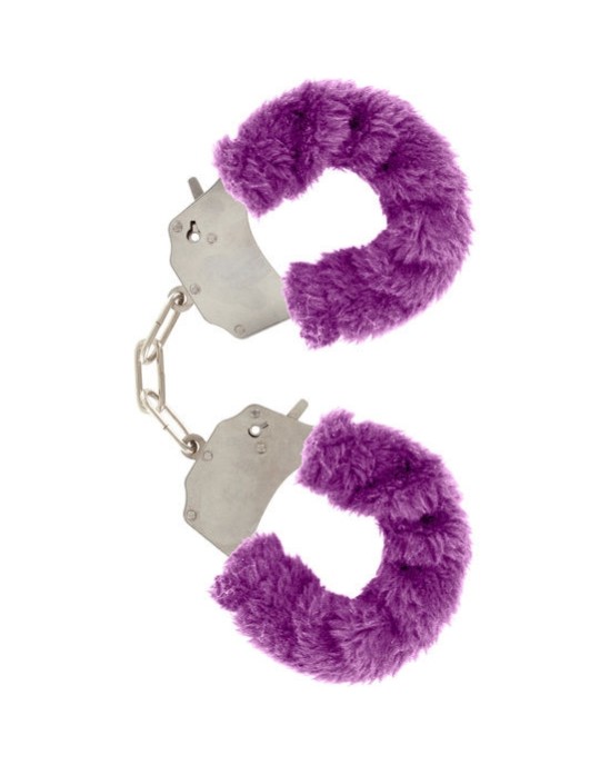 Toyjoy FURRY FUN CUFFS BONDAGE PURPLE