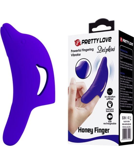 Pretty Love Flirtation Pirksta vibrators zils