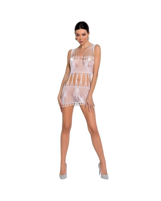 Passion Woman Bodystockings PASSION WOMAN BS090 WHITE BODYSTOCKING VIENS IZMĒRS