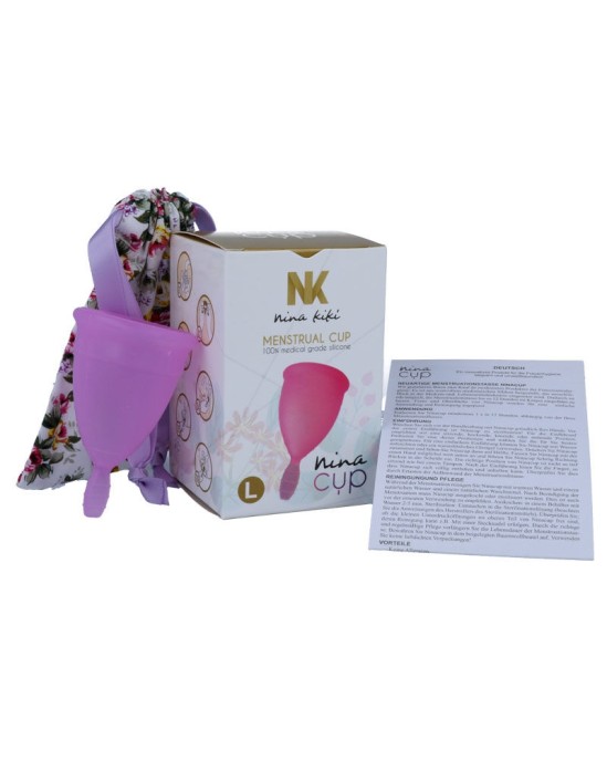 Nina Kikí NINA CUP MENSTRUAL CUP SIZE PURPLE L