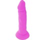 Diversia Elastīgs Vibrējošs Dildo 23 CM - violets