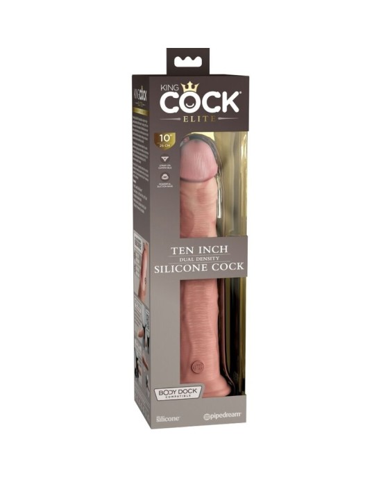 King Cock ELITE - REĀLISTS SILIKONA DILDO 25,4 CM