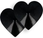 Coquette Accessories COQUETTE CHIC DESIRE - BLACK HEARTS NIPPLE COVERS