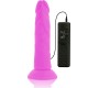 Diversia Elastīgs Vibrējošs Dildo 23 CM - violets