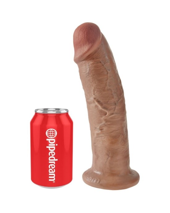 King Cock REALISTIC PENIS 24 CM CARAMEL