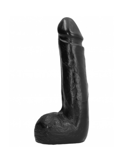 All Black SOFT BLACK REALISTIC DILDO 20 CM