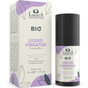 Intimateline Luxuria BIO STIMULĒJOŠAIS GELS VIBRĒJOŠAJĀ EFEKTA 15 ML