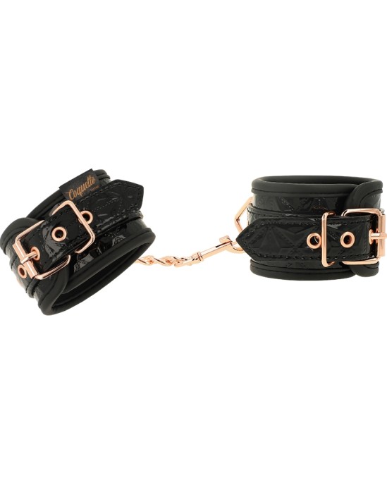 Coquette Fantasy COQUETTE CHIC DESIRE - BLACK EDITION HANDCUFFS WITH NEOPRENE LINING