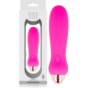 Dolce Vita UZLĀDĒJAMS VIBRATORS FIVE PINK 7 Ātrumi