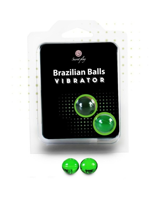 Secretplay Cosmetic SECRETPLAY - 2 SHOCK BRAZILIAN BALLS KOMPLEKTS