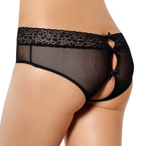 Queen Lingerie CROTHLESS PANTIES S/M