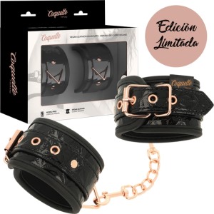 Coquette Fantasy COQUETTE CHIC DESIRE - BLACK EDITION ROKU DZELŽI AR NEOPRĒNA ODERI