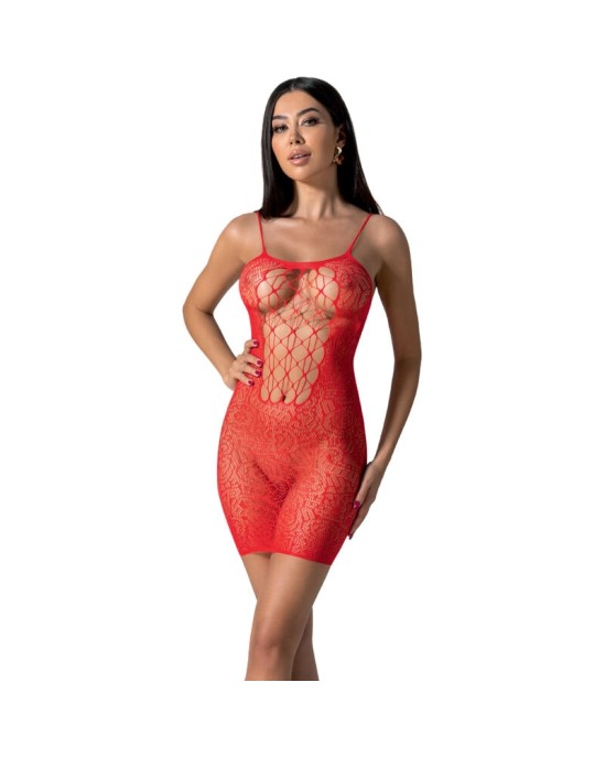 Passion Woman Bodystockings PASSION - BS096 RED BODYSTOCKING ONE SIZE