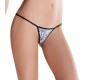 Passion Woman Panties & Thong PASSION G-STRING WHITE ONE SIZE ANIMAL PRINT