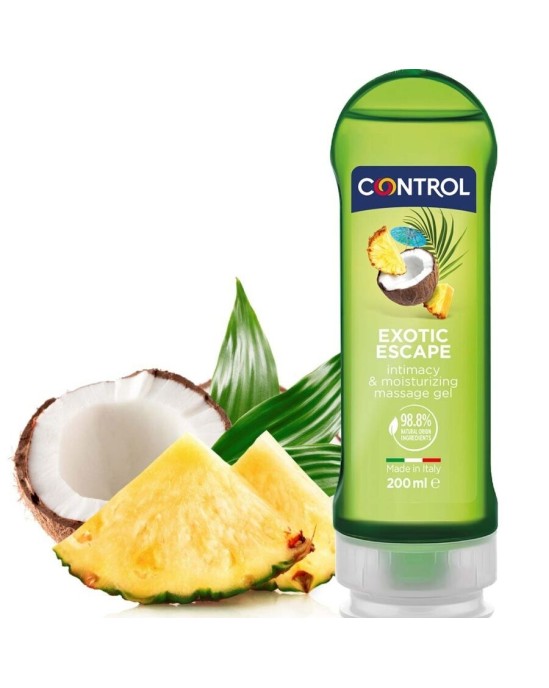 Control Lubes CONTROL - 2EN1 MASSAGE & PLEASURE EXOTIC 200ML