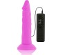 Diversia Elastīgs Vibrējošs Dildo 23 CM - violets