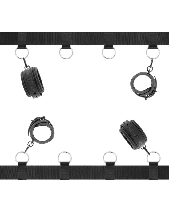 Fetish Submissive Bondage FETISH SUBMISSIVE - LUXURY BED TIES SET WITH NOPRENE LINING