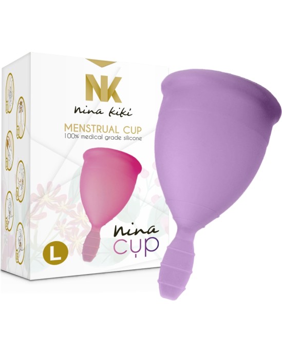 Nina Kikí NINA CUP MENSTRUĀLĀ KAUZES IZMĒRS PURPULA L