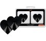 Coquette Accessories COQUETTE CHIC DESIRE - НАКЛАДКИ НА СОСКЫ BLACK HEARTS