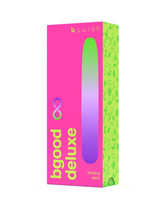 B Swish BGOOD INFINITE DELUXE SILICONE RECHARGEABLE VIBRATOR SEA FOAM