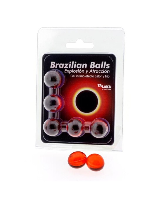 Taloka 5 BRAZILIAN BALLS HOT & COLD EFFECT EXCITING GEL