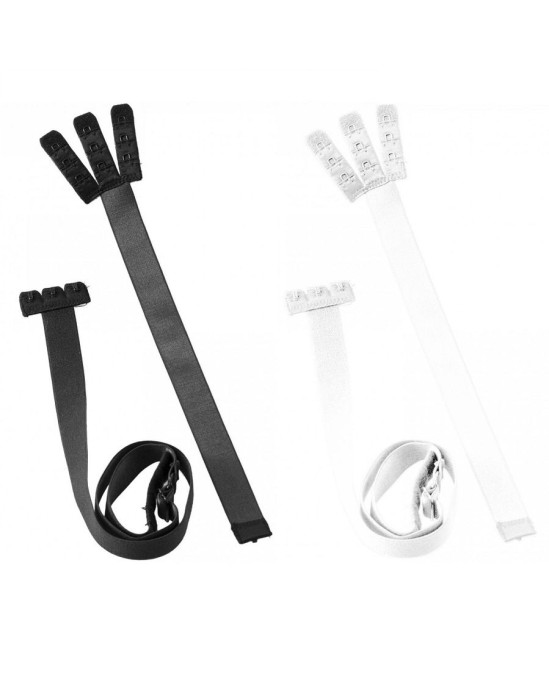 Bye Bra - Accessories BYE-BRA AKSESUĀRI — ATVĒRTA AIZMUGURA Krūštura ADAPTERS BLACK AND WHITE 3UD