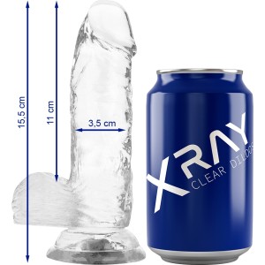 X Ray XRAY CLEAR COCK AR Bumbiņām 15.5CM X 3.5CM