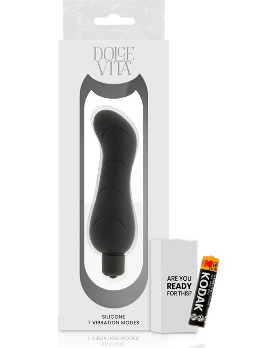 Dolce Vita G-SPOT melns SILICONE