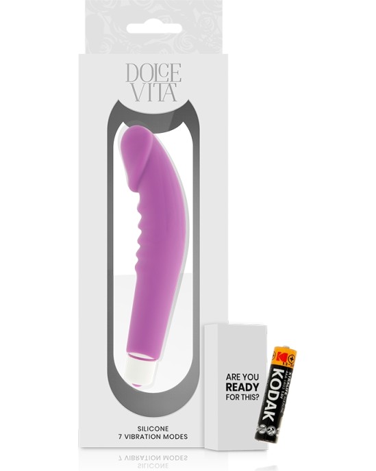 Dolce Vita Stimulējošs vibrators violets