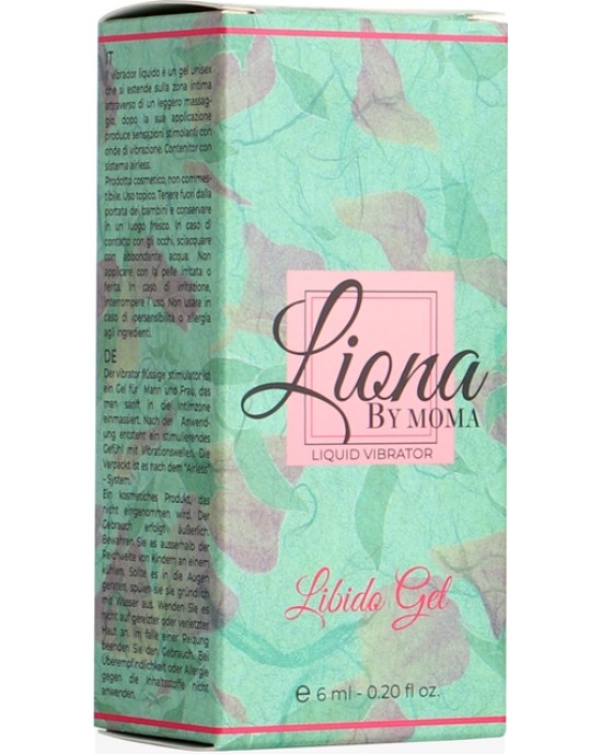 Liona By Moma ŠĶIDRAIS VIBRATORS LIBIDO GELS 6 ML