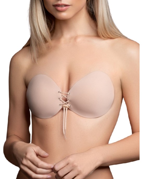 Bye Bra - Bras BYE BRA ROUND LACE-IT BRA - NUDE SIZE C