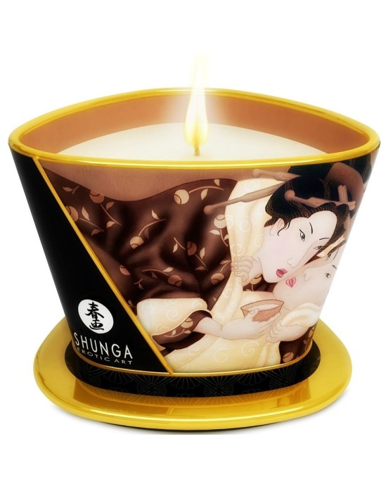 Shunga Candles SHUNGA - MINI GRIEŠANĀS SVĒTĪBĀ ŠOKOLĀDES MASĀŽAS SVECE 170 ML