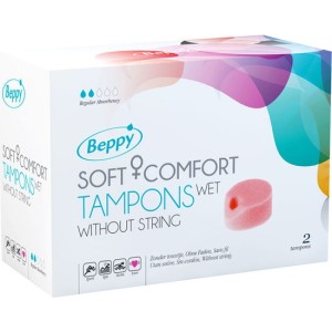 Beppy MĪKSTI KOMFORTA TAMPONI MITRĀS 2VIENĪBAS