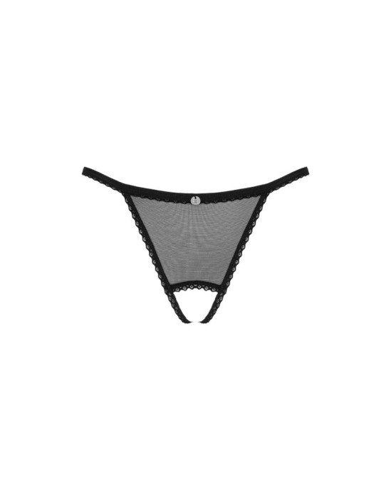 Obsessive Panties & Thong Obsessive - CELIA NOIR CROTCHLESS THONG XL/XXL