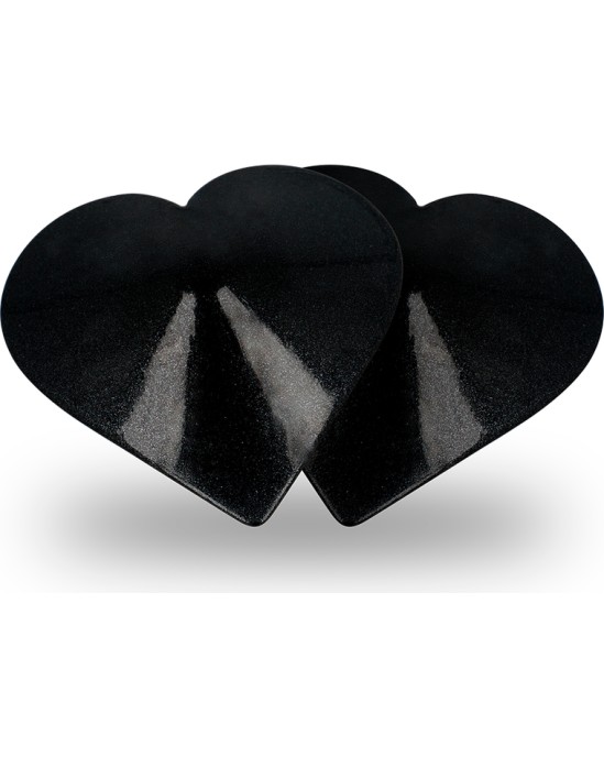 Coquette Accessories COQUETTE CHIC DESIRE - НАКЛАДКИ НА СОСКЫ BLACK HEARTS