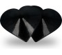 Coquette Accessories COQUETTE CHIC DESIRE - НАКЛАДКИ НА СОСКЫ BLACK HEARTS