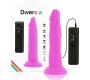 Diversia FLEXIBLE VIBRATING Dildo 23 CM - violets