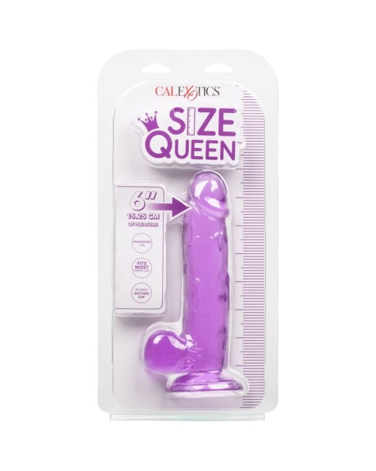 California Exotics CALEX SIZE QUEEN DILDO - PURPLE 15.3 CM