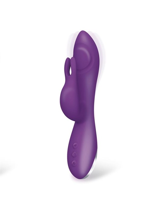 Action No. Eleven Vibrator with Bunny, G-Spot and Pulse Function Magnetic USB Silicone