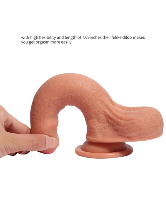 Shequ Dual Layer Silicone Dildo Azazel 18 cm