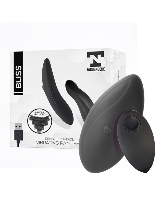 Tardenoche Bliss Vibrating Panties USB Remote Control USB Silicone