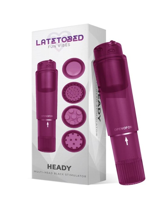 Latetobed Heady Stimulator Multi-Head Purple