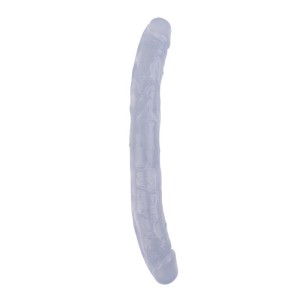 Chisa Double Dildo Hi-Rubber 12.8 Clear