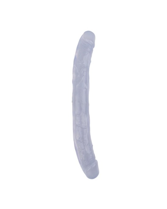 Chisa Double Dildo Hi-Rubber 12.8 Clear