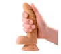 Max & Co Sam Realistic Dildo with Testicles 7.1 Flesh