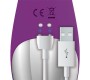 Action No. Eleven Vibrator with Bunny, G-Spot and Pulse Function Magnetic USB Silicone