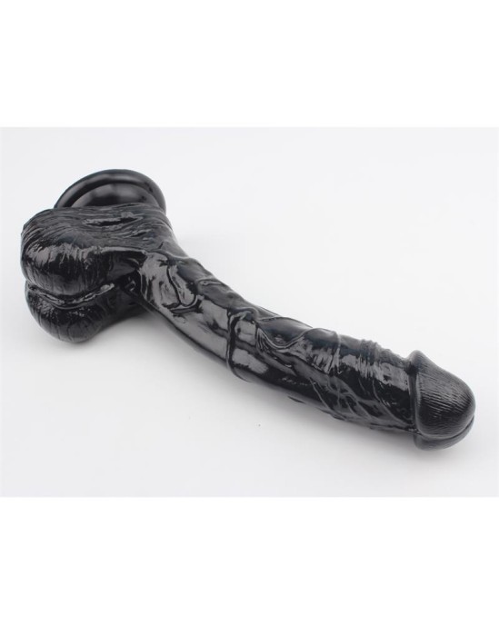 Chisa Dildo Leviatāns 25 x 4,5 cm Melns