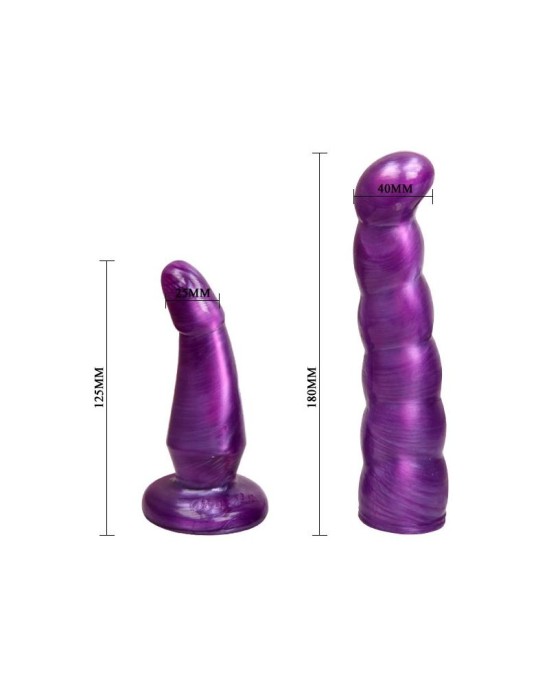 Baile Double Penetration Strap-On Purple