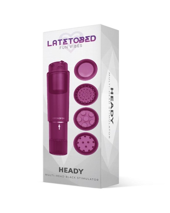 Latetobed Heady Stimulator Multi-Head Purple