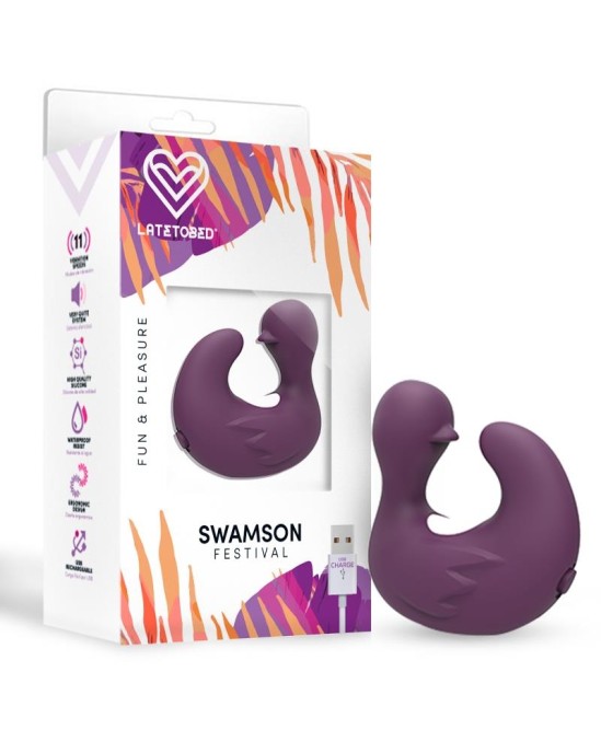 Festival Стимулятор Swamson Duckling Thimble USB Silicone Purple